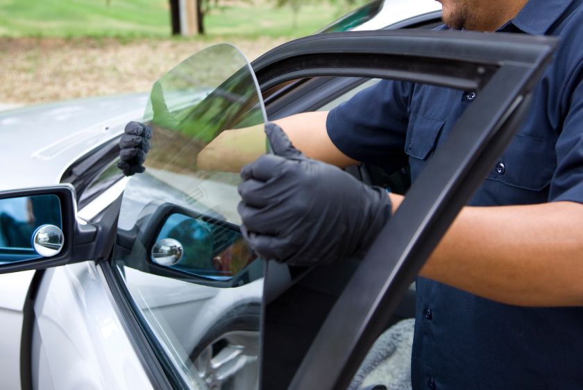 Door glass replacement
